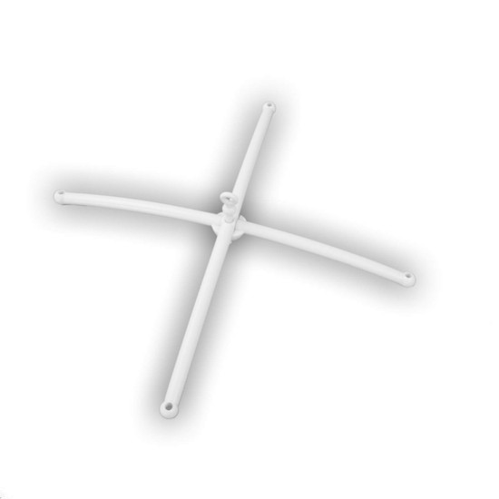 Niermann Mobilehalter zum Schrauben mit Spieluhr Weiß