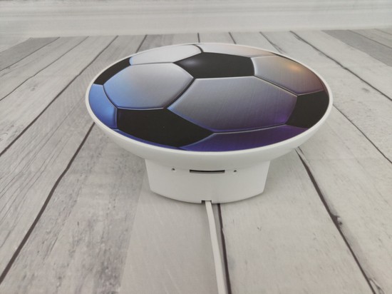 Niermann Fußball Wandleuchte E14 Weiß, Schwarz Made in Germany