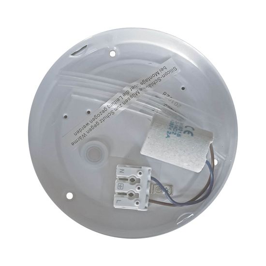 Niermann E14 Nurglasleuchte satiniert Klarrand, 20cm, Made in EU