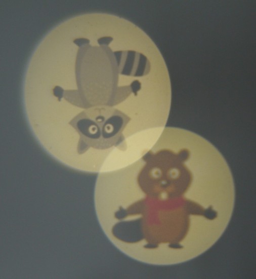 Niermann Waldtiere LED Nachtlicht 3-fach 1W Gelb