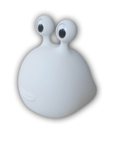 Mega Light Eggy & Friends LED Nachtlicht Warmweiss dimmbar Momo Moon 3W Weiß