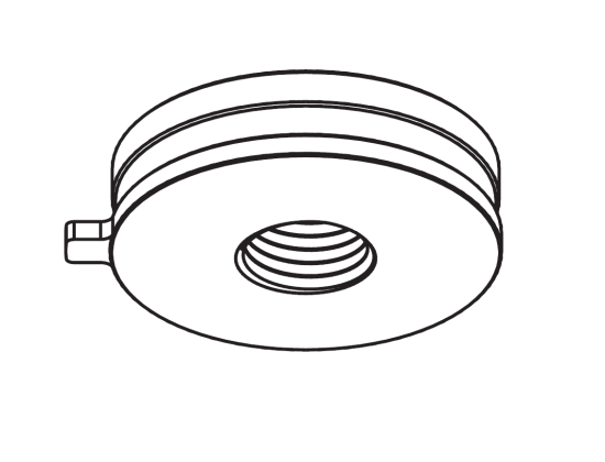 Nordic Global Trac Adapter Nippel XTSA63-9 Alu M10 Höhe 10mm ID 7mm