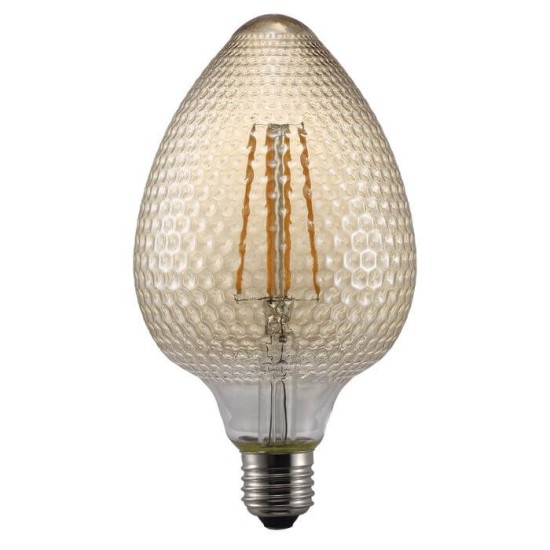 Nordlux Avra Herz-Form LED Lampe E27 2W 2200K extra-warmweiss Bernstein Amber 1430070