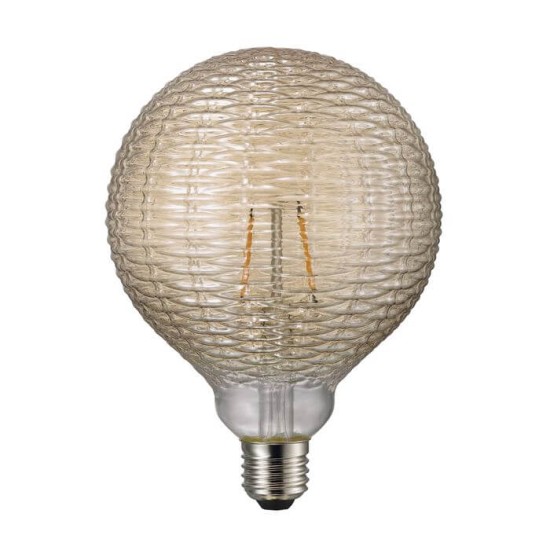 Nordlux Avra Glasfliesen-Look LED Lampe E27 1,5W 2000K extra-warmweiss Bernstein Amber 1439070