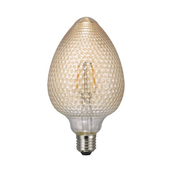 Nordlux Avra Herz-Form LED Lampe E27 1,5W 2000K extra-warmweiss Bernstein Amber 1440070