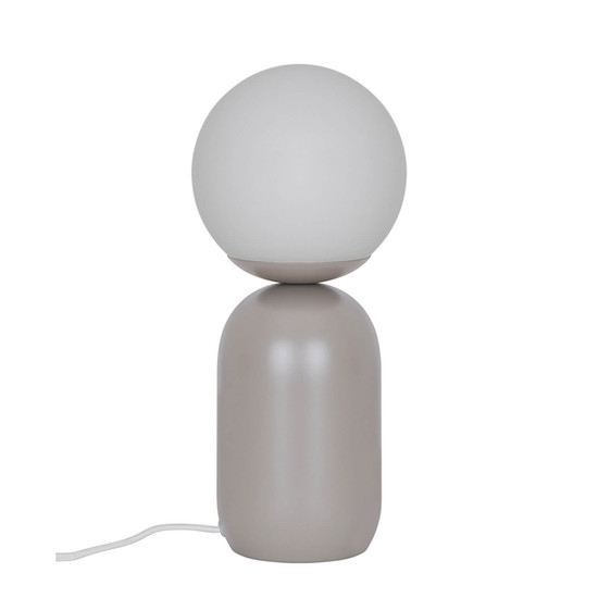 Nordlux Tischlampe Notti Hell braun E14 Ø15cm Metall 2011035018