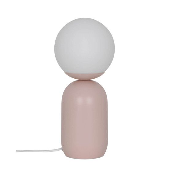 Nordlux Tischlampe Notti Staubrosa E14 Ø15cm Metall 2011035057