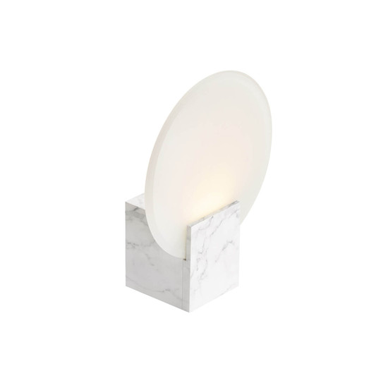 Nordlux 2015391020 HESTER LED Wandleuchte 9,5W Dimmbar Warmweiss Marmor IP44
