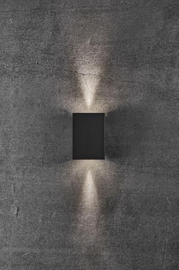 Nordlux Fold 10 LED Wandleuchte 6.6W Schwarz Außenleuchte IP54 2019041003