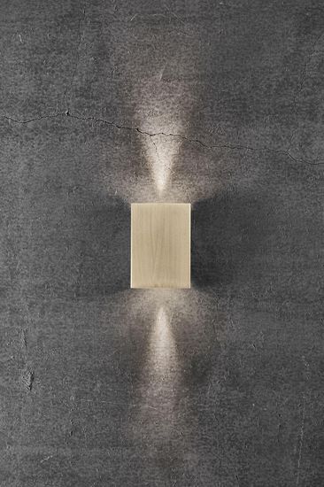 Nordlux Fold 10 LED Wandleuchte 2*3.75W Messing Außenleuchte IP54 2019041035