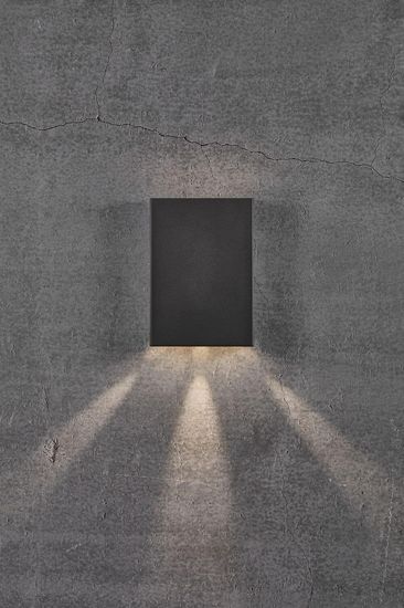 Nordlux Fold 15 LED Wandleuchte 3.5W Schwarz Außenleuchte IP54 2019051003