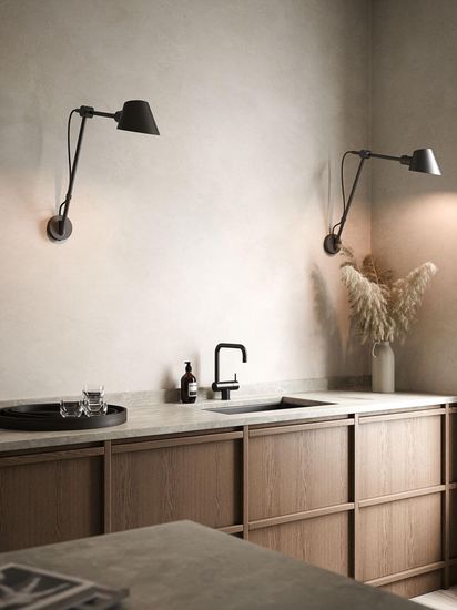 Nordlux Design for the People Stay Long Wandleuchte E27 Schwarz 2020455003