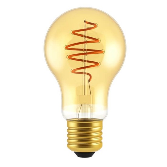 Nordlux LED Lampe Filament Deco Spiral E27 dimmbar 5W 2000K extra-warmweiss Gold 2080022758