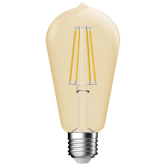 Nordlux 2080052758 DecoE27 ST64 Dim LED E27 Leuchtmittel 4,2W Dimmbar Extra-warmweiss Goldfarben