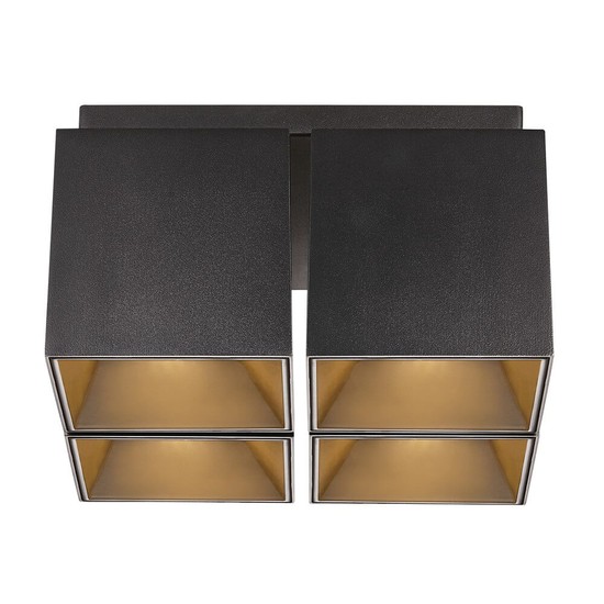 Nordlux Ethan Leuchte 4er GU10 Schwarz matt 2110430103