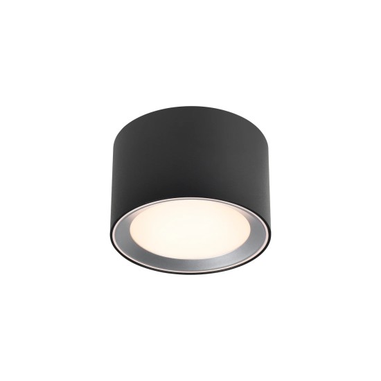 Nordlux Landon 8 LED Badleuchte 6,5W IP44 Schwarz warmweiss