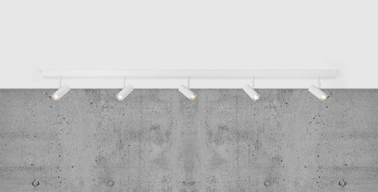 Nordlux Omari LED Spotlight 120cm 5er schwenkbar 3,2W Weiss warmweiss