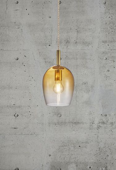 Nordlux Uma 18 Hängeleuchte E27 Bernstein-Farbe / Amber 2112703027