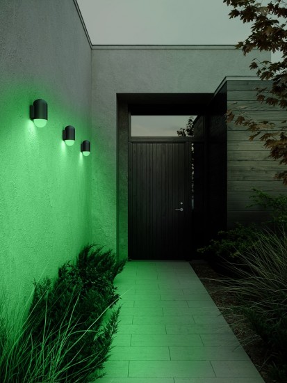 Nordlux Heka Wandleuchte E27 IP44 Schwarz 2118211003