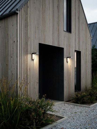 Nordlux Alya Wandleuchte Solar Solar LED 5W IP44 Schwarz warmweiss