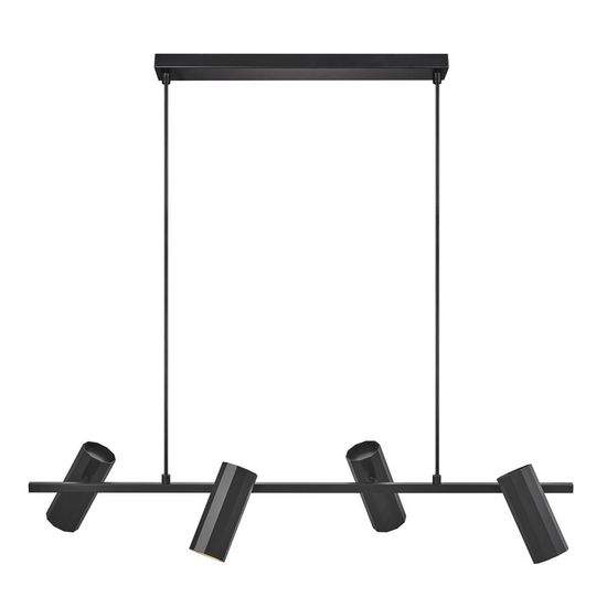 Nordlux Alanis Pendelleuchte 4-fach schwarz GU10 schwenkbar 2213423003