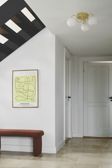 Nordlux Franca Deckenleuchte 3x E14 Glas-Deckenlampe Messing 2312506035