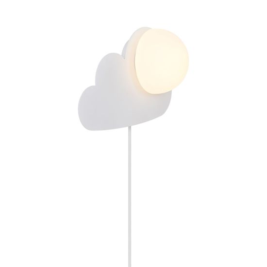 Nordlux Skyku Cloud Wandleuchte E14 Wolken-Design Wandlampe für Kinderzimmer 2312971001