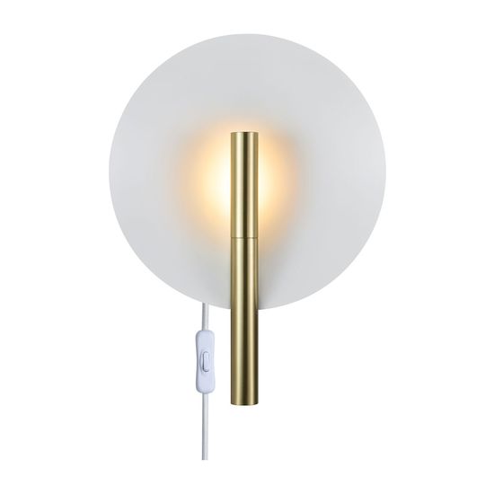 Nordlux Furiko Wandleuchte G9 Messing / Gold indirektes Design-Wandlampe mit Schalter 2320241035