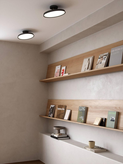 Nordlux Design for the People KAITO LED Deckenleuchte Warmweiss Dimmbar 18W Schwarz 2320546003