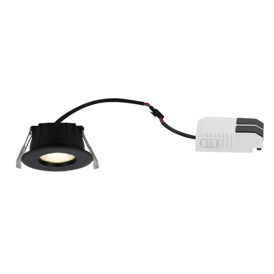 Nordlux ROSALEE LED Einbauleuchte Dimmbar 7W Schwarz IP65 2410200103
