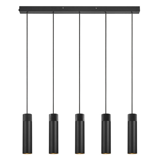 Nordlux 2410483003 TILO 5-Spot GU10 Pendelleuchte Schwarz