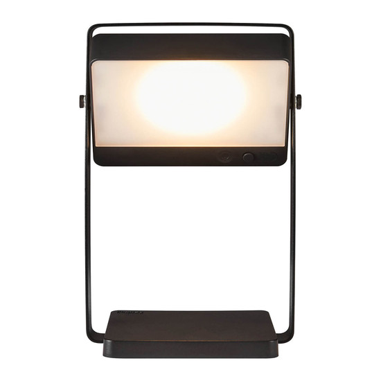 Nordlux SAULIO Solar LED Aussen-Akkuleuchte Warmweiss Dimmbar 3,5W Schwarz IP44 2418035003