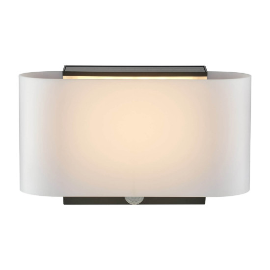 Nordlux PIOLA Solar LED Aussen-Wandleuchte Warmweiss 8W Weiß IP44 2418051001