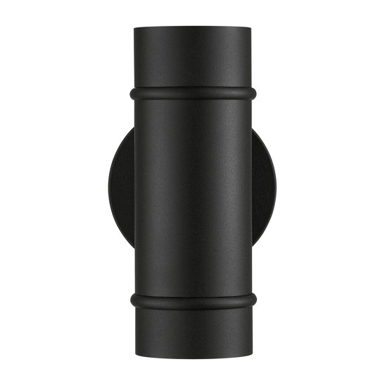 Nordlux 2418151003 ARTILUS Double GU10 Wandleuchte Dimmbar Schwarz IP54