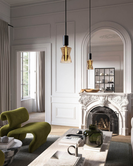 Nordlux 2480042700 DecoE27 Cone 15 Dim LED E27 Leuchtmittel 4,1W Dimmbar Warmweiss Bernstein