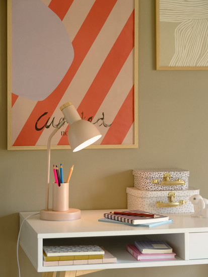 Nordlux 2512405057 DEVONE E27 Tischlampe Staubrosa