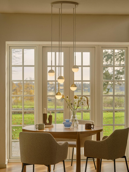 Nordlux 2512729001 LUANA 5-exits Baldachin Weiss