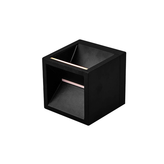 Nordlux 2518321003 Rivo LED Wandleuchte 8W Warmweiss Schwarz IP54