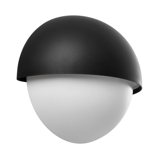 Nordlux 2518401003 SCOR Round E14 Wandleuchte Dimmbar Schwarz IP44