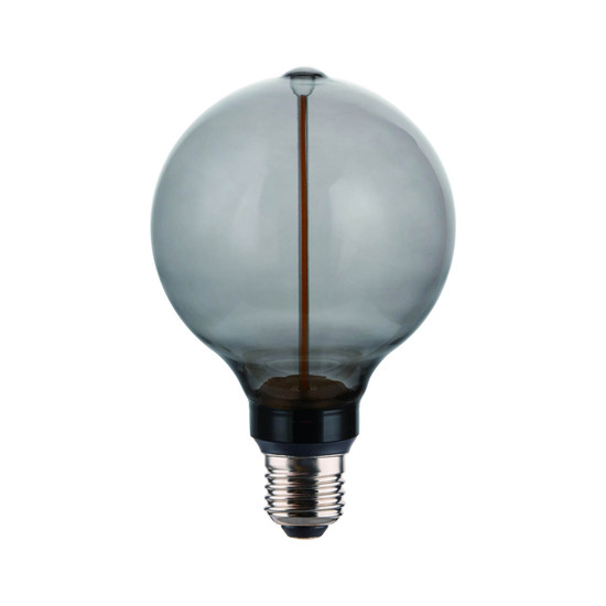 Nordlux 2580022747 DecoE27 G95 Dash Dim LED E27 Leuchtmittel 4W Dimmbar Extra-warmweiss Rauchfarben