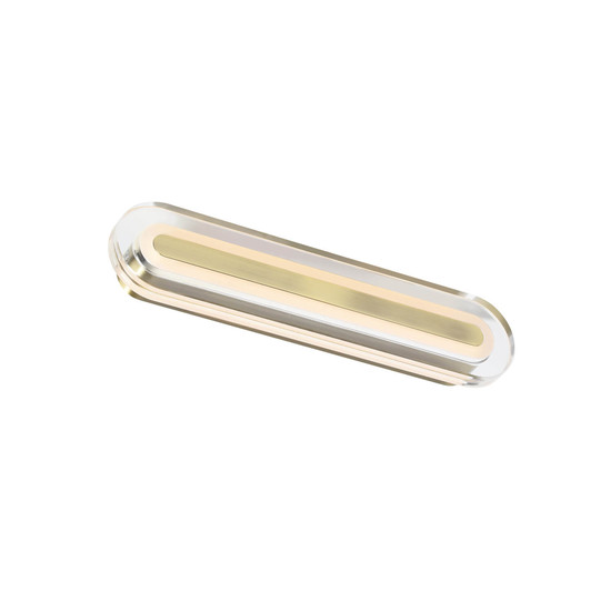 Nordlux LED Wandleuchte Cavara Messing dimmbar 550lm 3000/4000K CCT warm-, neutralweiß 90Ra 35cm IP44 Metall 2610201035