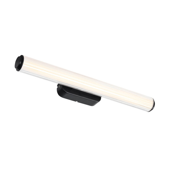 Nordlux LED Wandleuchte Virelle 50 Schwarz dimmbar 1120lm 3000/4000K CCT warm-, neutralweiß 90Ra 50cm IP44 Metall 2610241003