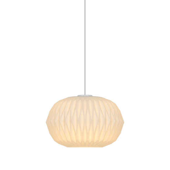 Nordlux Pendelleuchte Aviana Opalweiß E27 dimmbar Ø30cm Glas 2612303001