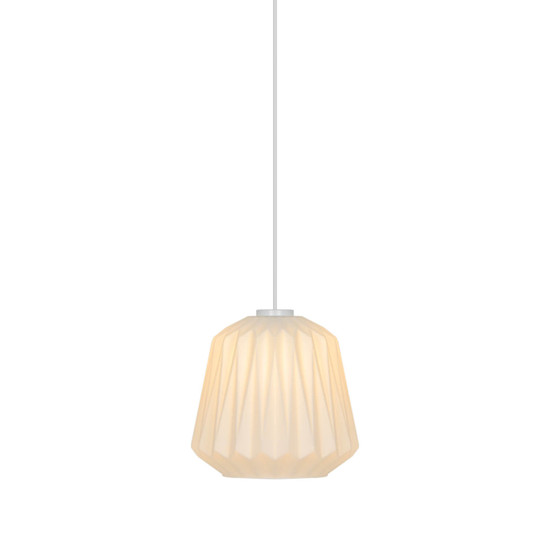 Nordlux Pendelleuchte Elbie Opalweiß E27 dimmbar Ø24cm Glas 2612323001