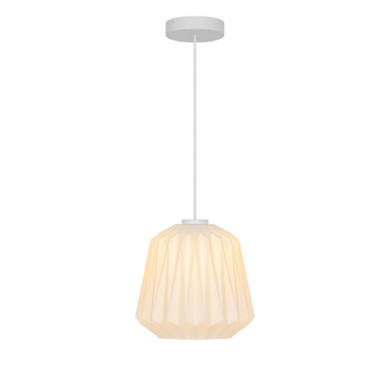 Nordlux Pendelleuchte Elbie Opalweiß E27 dimmbar Ø24cm Glas 2612323001