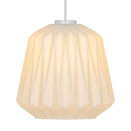 Nordlux Pendelleuchte Elbie Opalweiß E27 dimmbar Ø24cm Glas 2612323001