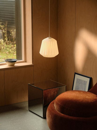 Nordlux Pendelleuchte Elbie Opalweiß E27 dimmbar Ø24cm Glas 2612323001