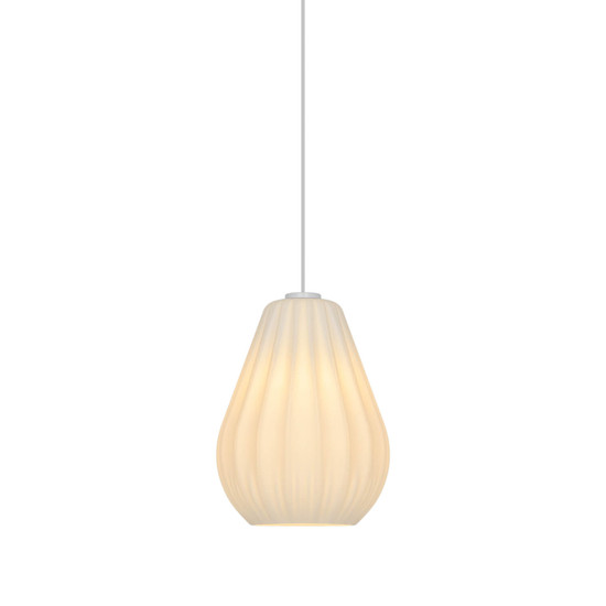 Nordlux Pendelleuchte Sallino Opalweiß E27 dimmbar Ø24cm Glas 2612363001