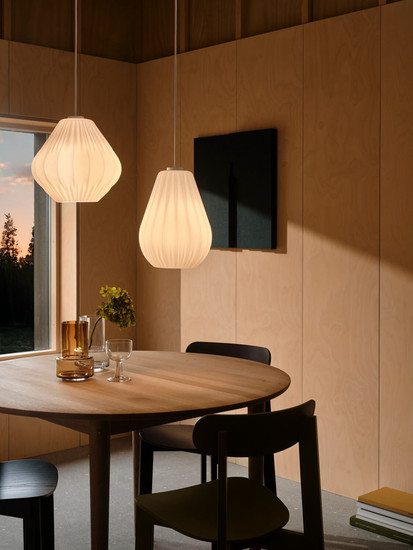 Nordlux Pendelleuchte Sallino Opalweiß E27 dimmbar Ø24cm Glas 2612363001