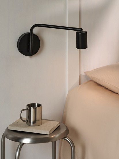Nordlux Wandleuchte Explore Long Schwarz GU10 12cm Metall 2612481003
